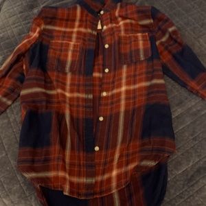 Red and blue plaid shirt